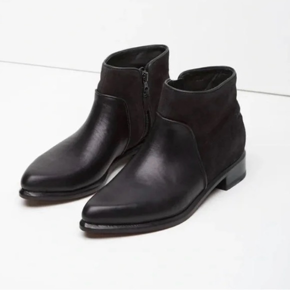 rag & bone Shoes - Rag & Bone Aston Asphalt Leather Suede Bootie